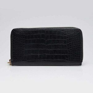 Louis Vuitton Black Alligator Zippy Wallet